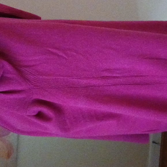 Vince sweater crew neck long sleeve Pullover Cashmere fuschia pink size M - Picture 8 of 11